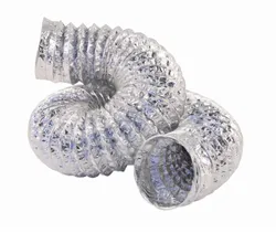 Flexibel rond luchtkanaal, Renson Aludec, Ø82mm, aluminium
